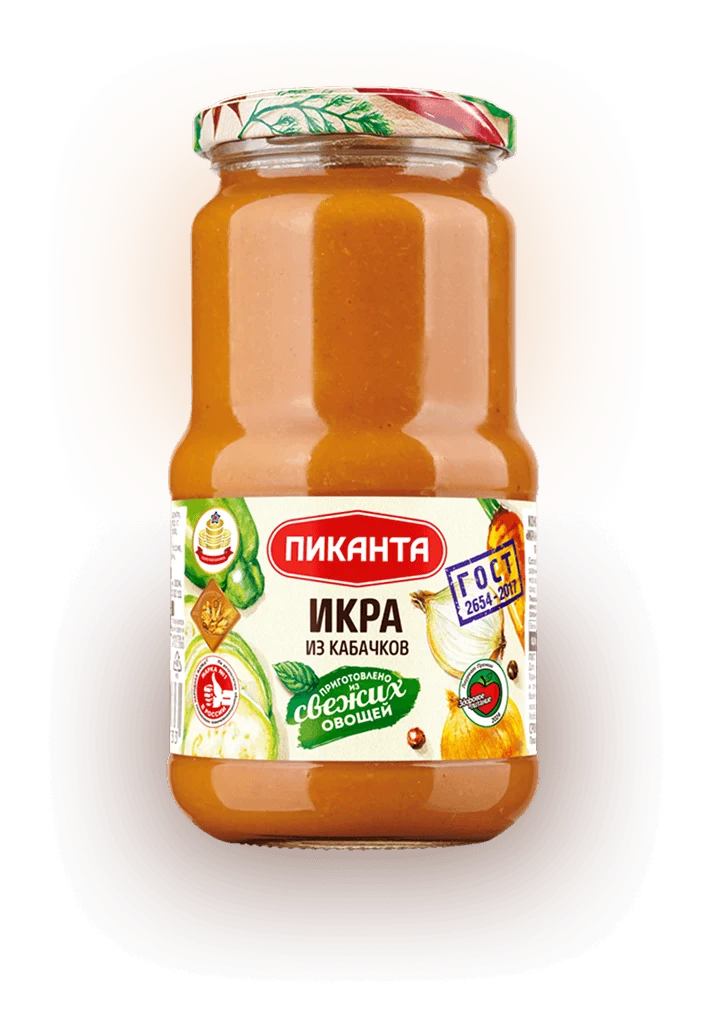 Линейка овощной икры Пиканта