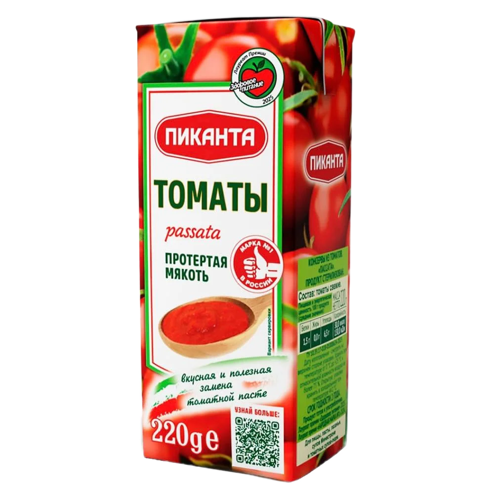 Протертая мякоть томатов (Пассата) 220 г
